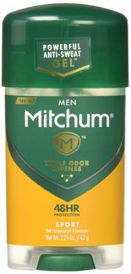 Mitchum Anti-Perspirant &amp; Deodorant Clear Gel, Sport, 2.25 oz (63 g) (Pack of 12)