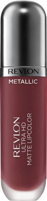 Revlon Ultra HD Metallic Matte Liquid Lipcolor, Liquid Lipstick, Shine 2 Fl Oz (Pack of 1)