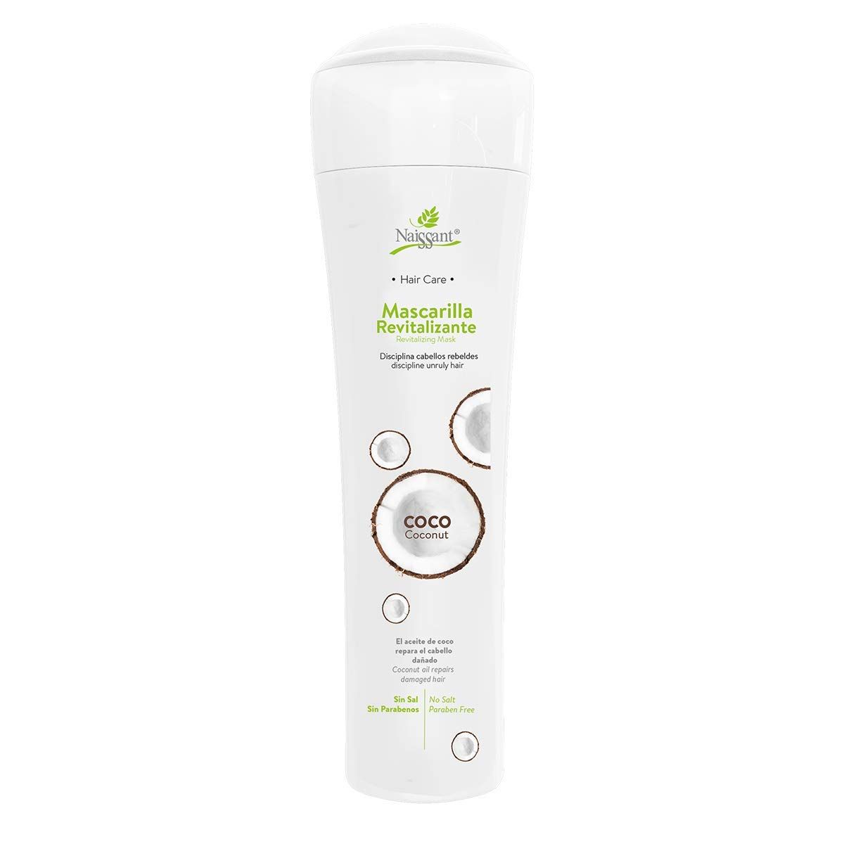 naissant Coconut Treatment Mask| Specialized in Deep Repairing and Hydrating Dry Hair | Moisturizing, Protector for Dry, Damaged, Color Treated &amp; Natural Hair | Salt &amp; Paraben Free (10.1 Fl Oz)
