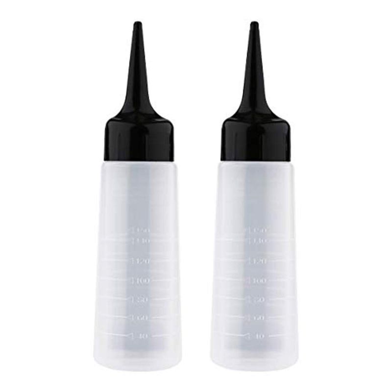 Yebeauty Hair Color Applicator Bottle, 2 Pack Hair Color Squeeze Bottle Applicator Bottle for Hair 150ml/5 Ounce Hair Color Applicator Bottle with Angled Tip