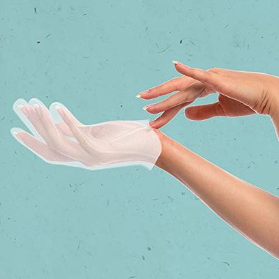 Nu-Pore Moisturizing Gloves - Hand Mask for Dry Hands and Moisturizer with Jojoba Oil and Aloe Vera to Help Repair and Soothe Extra Dry Skin, Paraben &amp; Latex Free (24 Pack)