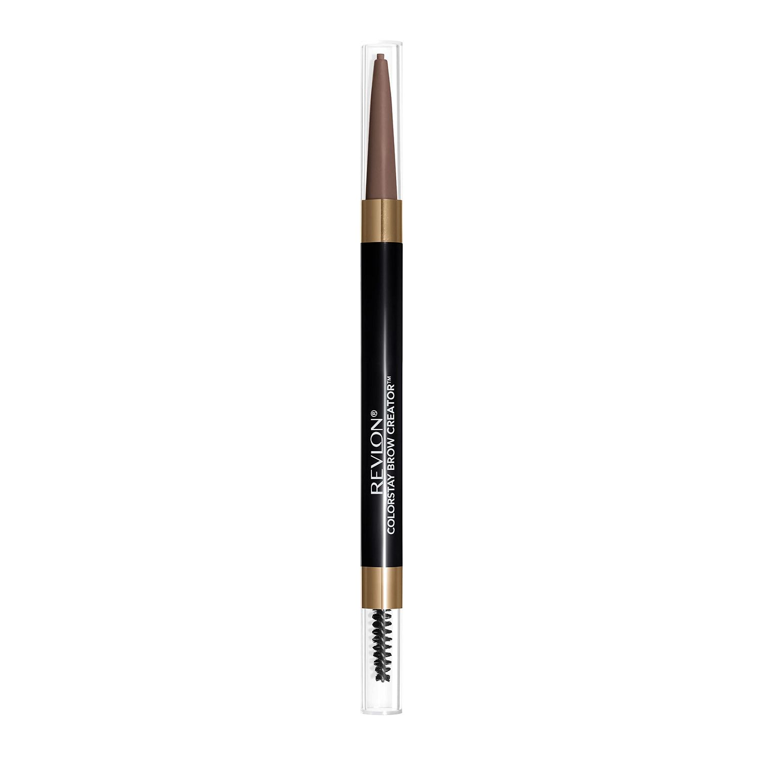 Revlon Eyebrow Pencil &amp; Powder, ColorStay Brow Creator 2-in-1 Eye Makeup with Spoolie, Longwearing with Precision Tip, 635 Medium Brown, 0.23 Oz