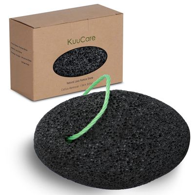 KuuCare Pumice Stone for Feet, Natural Earth Lava Pumice Stone - Foot File Callus Remover for Feet Heels, Pedicure Exfoliator for Dead Skin, Hard Skin and Foot Scrubber