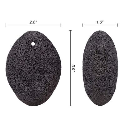 KuuCare Pumice Stone for Feet, Natural Earth Lava Pumice Stone - Foot File Callus Remover for Feet Heels, Pedicure Exfoliator for Dead Skin, Hard Skin and Foot Scrubber