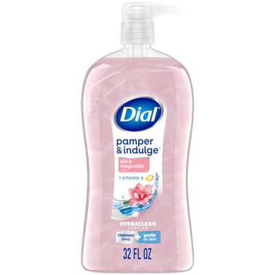 Dial Body Wash, Pamper &amp; Indulge, Silk &amp; Magnolia, 32 fl oz