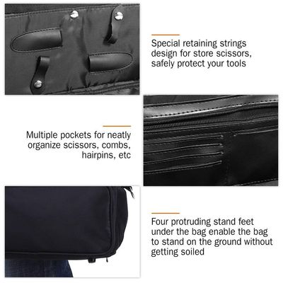 Hair Stylist Bag For Equipment,Hairdressing Tools Bag, Salon Barber Handbag Portable Scissors Comb Holder Hairstyling Case Travel Luggage Pouch