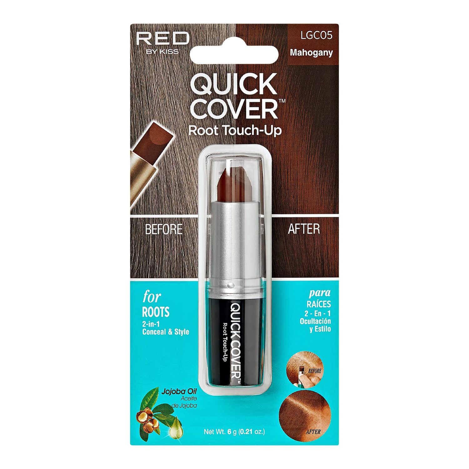 Kiss Quick cover Gray Hair Touch Up Wet Stick Type KGC (Dark Brown)