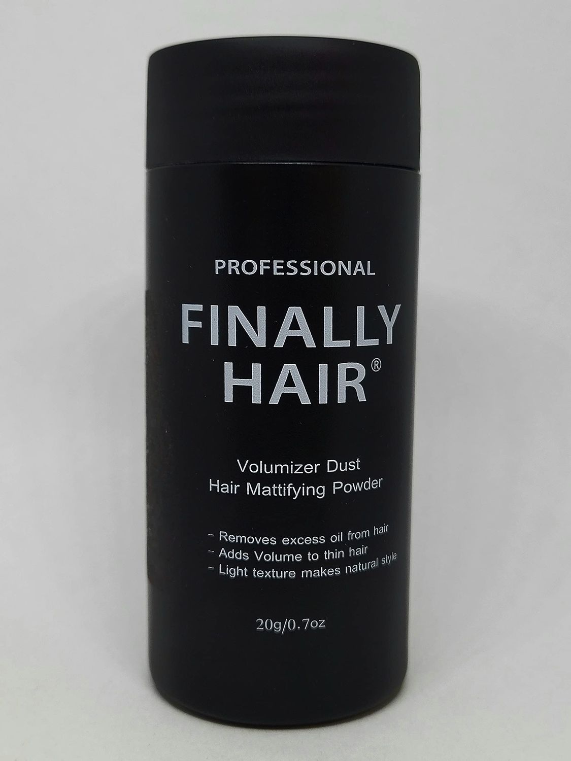 Volumizer Dust It .7 oz (20 gram) Jumbo Double Size Bottle Hair Mattifying Powder Volume &amp; Softness No Mess Matting or Clumping Easily Comb Thin Lifeless Hair to Luscious Fullness by Finally Hair