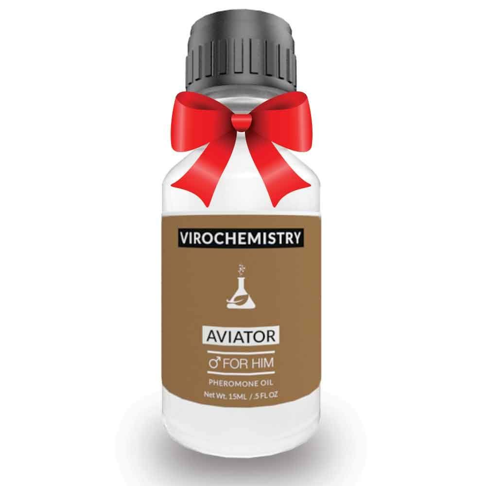 VIROCHEMISTRY Pheromones For Men Pheromone Cologne Oil (AVIATOR) - Bold, Extra Strength Human Pheromones Formula - 15mL Concentrate [Human Grade Pheromones to Attract Women]