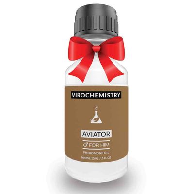 VIROCHEMISTRY Pheromones For Men Pheromone Cologne Oil (AVIATOR) - Bold, Extra Strength Human Pheromones Formula - 15mL Concentrate [Human Grade Pheromones to Attract Women]