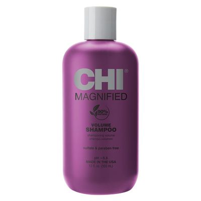 CHI Magnified Volume Shampoo, Boosts Volume &amp; Body &amp; Builds Strength &amp; Shine, Great For Fine Hair, Sulfate, Paraben, &amp; Cruelty-Free, 12 Oz
