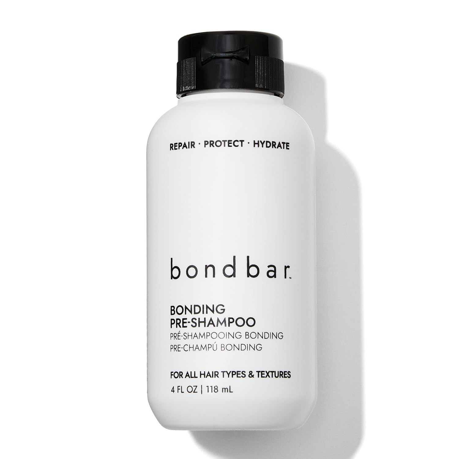 Bondbar PreShampoo Repair Treatment for Damaged Hair, Reduces Breakage &amp; Frizz, Moisturizes &amp; Adds Shine, Strengthens All Hair Types &amp; Textures, Vegan, CrueltyFree, 4 Fl. Oz.