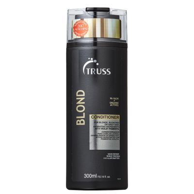 TRUSS Blond Conditioner - Violet Purple Conditioner For Blonde, Bleached &amp; Gray Hair - Color Protection, Hydrating, Restores Elasticity, Neutralizes Brassiness, Yellow, &amp; Orange Tones