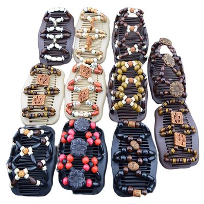 LOVEF Thick Hair clip combs hair accessories for girls bun hair - Bun Maker- Best hair accessories for Women -Easy Updo- Doesn&#39;t slide out of your hair - Holds long, short -Waterproof 5 Pcs