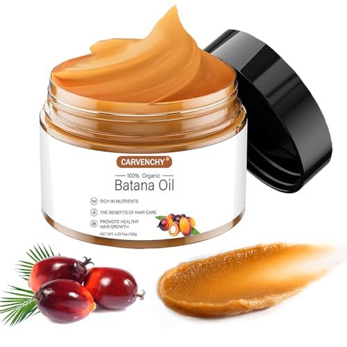 NAISSIYA Raw Batana Oil for Hair Growth,100% Natural Pure,Unrefined Batana Oil Organic Hair Oil Hair Loss,Restore Dry Damanged Hair,Moisturize Scalp 4.23 fl oz