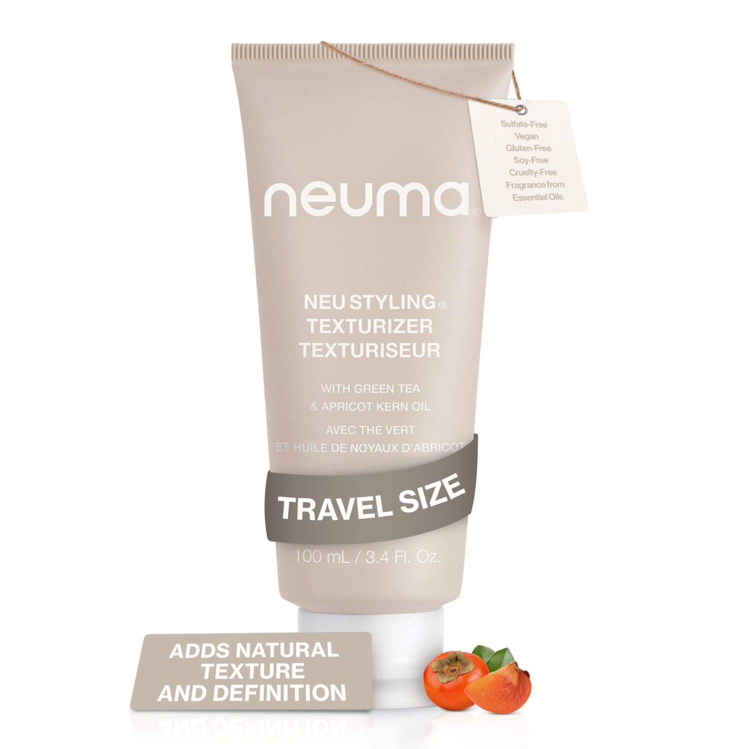 NEUMA Neu Styling Hair Texturizer Crme, 3.4 Fl. Oz. Hair Texture Cream with Persimmon Scent