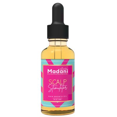Madani Naturals Scalp Stimulator Hair Growth Oil With Rosemary Oil &amp; Mint - Hair Loss Treatment for Split End and Dry Scalp for All Hair Types, Strengthen Hair and Stop Hair Loss, 2-Fluid Ounces