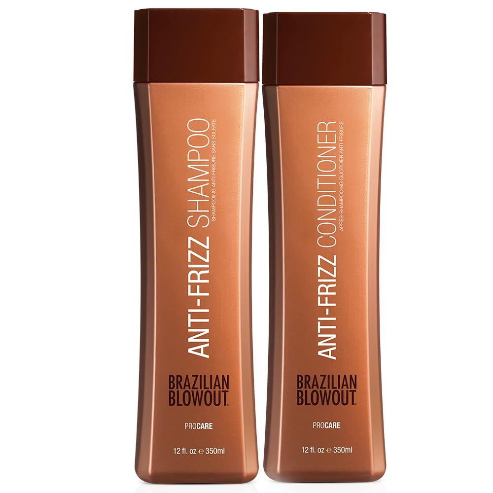 Brazilian Blowout Anti-Frizz Shampoo &amp; Conditioner,2 count (Pack of 1)