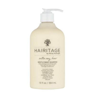 Hairitage Gentle Daily Hydrating and Moisturizing Shampoo For Dry Hair with Jojoba Oil + Aloe Vera - Ultra-Mild + Moisture-Rich - Improves Dry, Brittle Strands, 13 fl. oz.