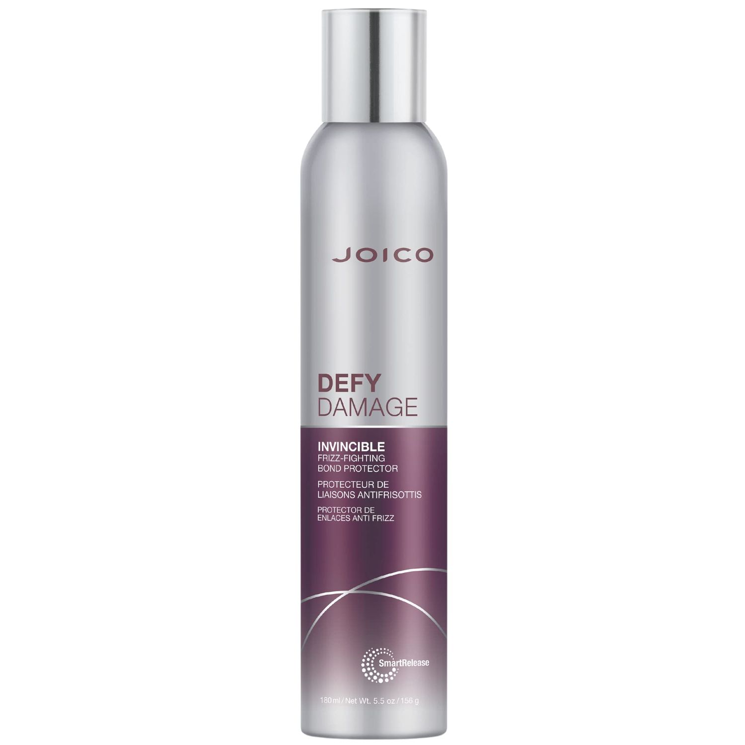 Joico Defy Damage Invincible Frizz-Fighting Bond Protector | 24 Hour Frizz Protection | Thermal Heat &amp; Humidity Protection | Boost Shine | Reduce Breakage | Leave-In Spray | 180mL