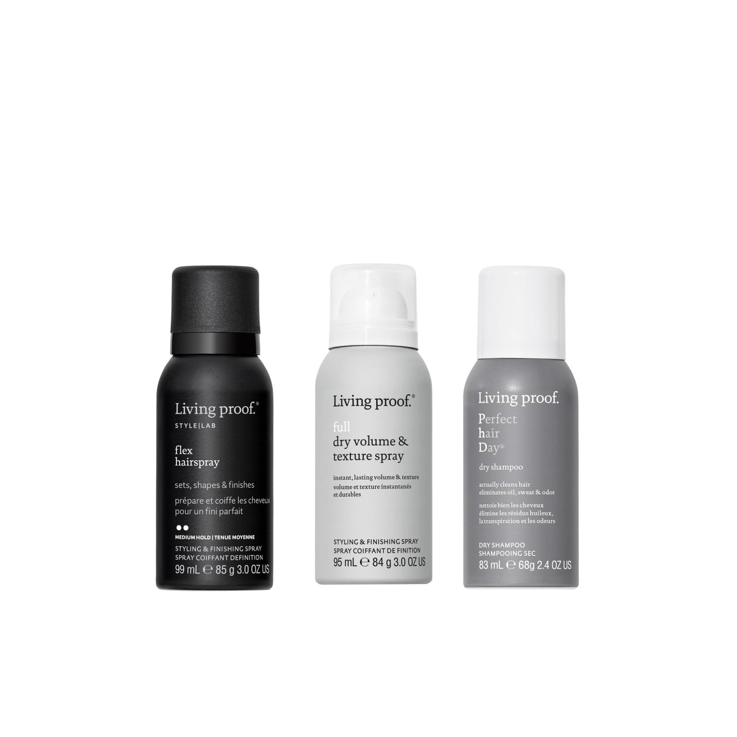 Living Proof Travel Size Dry Stylers Bundle (53 Value)