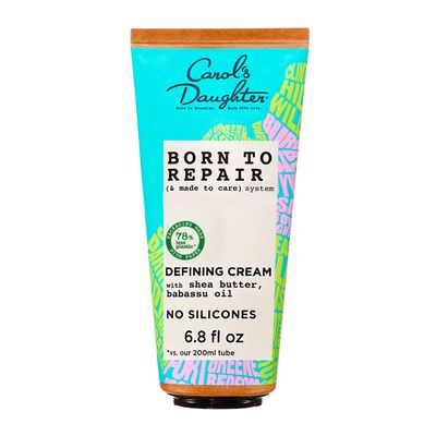 Carol&#39;s Daughter Born To Repair Leave In Hair Cream, Moisturizing, Curl Defining and Anti Frizz Hair Care for Curls with Shea Butter, 6.8 Fl Oz