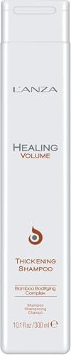 L&#39;ANZA Healing Volume Thickening Shampoo, Boosts Shine, Volume, and Thickness for Fine and Flat Hair, Rich with Bamboo Bodifying Complex and Keratin (10.1 Fl Oz)