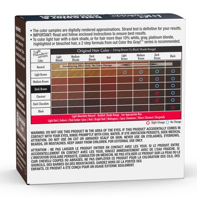 Light Mountain Henna Hair Color &amp; Conditioner - Dark Brown Hair Dye for Men/Women, Organic Henna Leaf Powder and Botanicals, Chemical-Free, Semi-Permanent Hair Color, 4 Oz