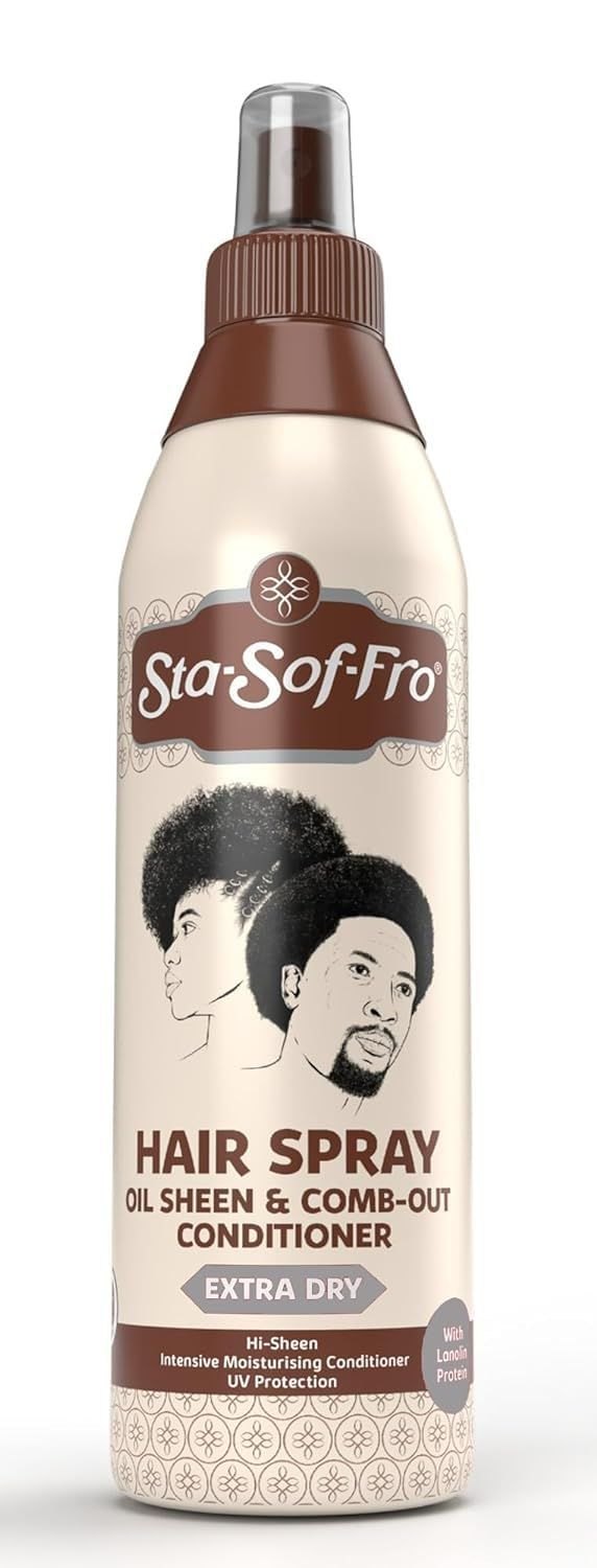 Sta-Sof-Fro Hair &amp; Scalp Spray Comb Out Conditioner with Lanolin, Extra Dry (350mL)