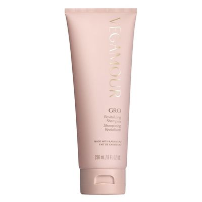 VEGAMOUR GRO Revitalizing Shampoo, Support Thicker, Fuller Looking Hair, Shampoo Formulated Without Sulfates for Thinning Hair with Vegan Keratin, Natural Citrus Scent (8 fl. oz.)