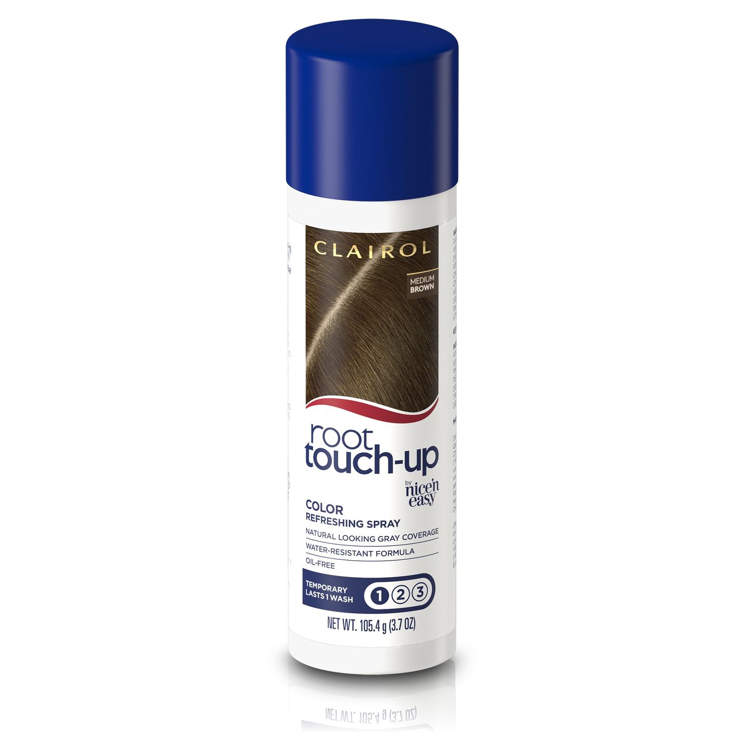 Clairol Root Touch-Up by Nice&#39;n Easy Temporary Hair Coloring Spray, Medium Brown Hair Color, Pack of 1