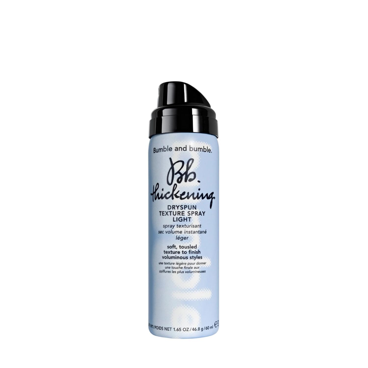 Bumble and bumble. Thickening Dryspun Texture Spray Light | For Soft Texture + Light Hold | Curly, Wavy, Straight, Mini Travel Size, 1.65 Ounce