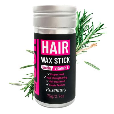 Prime Look Hair Wax Stick 2.7 fl oz - Strong Hold, Tames Flyaways - Biotin, Vitamin E &amp; Rosemary Formula - Hair Wax Stick for Men &amp; Women, Slick Back Styles, Supports Healthy Hair for All Types