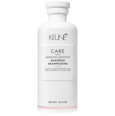 Keune Care Keratin Smoothing Shampoo, Frizz-Control &amp; Moisturizing Cleanser for Smoother Hair, 10.1 Fl Oz