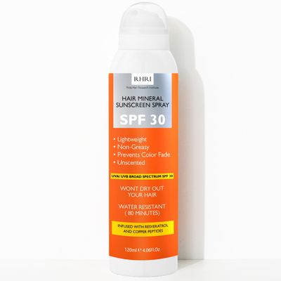 Premium SPF 30 Hair and Scalp Sunscreen Spray | Protection from UV Rays, Color Fade and Dryness | Non-Greasy Aerosol Hair Sunscreen For Scalp 4.06 fl oz 120 ml