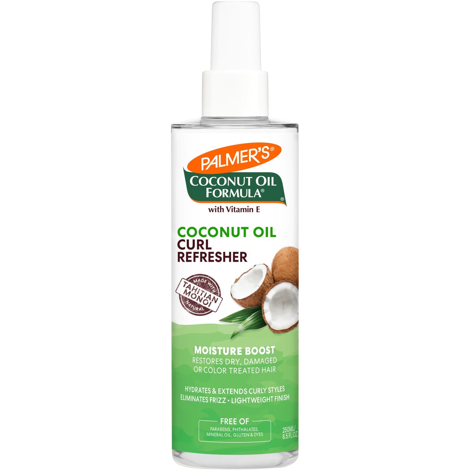Palmer&#39;s Coconut Oil Formula Moisture Boost Curl Refresher Spray, 8.5 Ounce