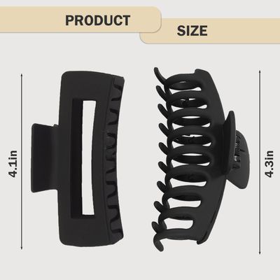 Seapaw 6 Pack Claw Clips Hair Clips 4 Inch Hair Claws for Thick Hair Large Matte Hair Clips for Women Strong Hold Banana Clips
