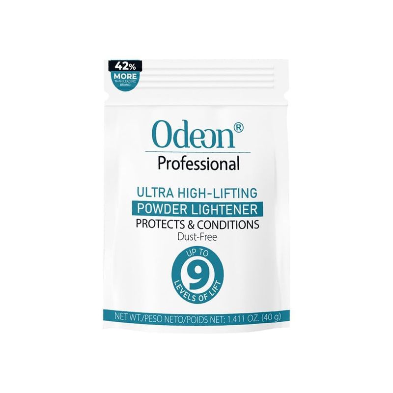 Odeon Professional Ultra-Lifting Powder Lightener, Hair Bleach Powder (Up to 9 Levels, Trial Size)