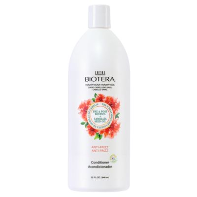 Biotera Anti Frizz Smoothing Conditioner | Frizzy or Unruly Hair | Microbiome Friendly | Vegan &amp; Animal Test Free | Paraben Free | Color-Safe | 32 Fl Oz