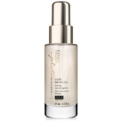 Kenra Platinum Luxe Shine Oil | Gold Enriched Nourishing Elixir |Enhances Shine &amp; Manageability | Thermal Protection Up To 450F | Medium To Coarse Hair | 1.5 fl. Oz