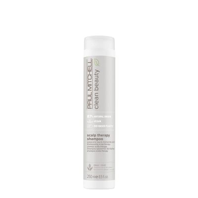 Paul Mitchell Clean Beauty Scalp Therapy Shampoo, Gently Cleanses + Refreshes All Hair Types, Especially Dry, Oily + Sensitive Scalps, 8.5 fl. oz.