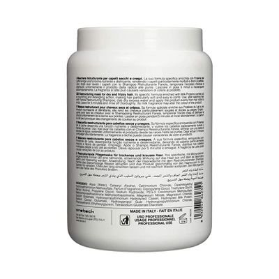 Fanola Nutri Care Restructuring Hair Mask 50.7 oz - Deep Hair Conditioning Mask for Chemically Treated &amp; Damaged Hair - Moisturizing + Hydrating for Easy Detangling on Dry, Frizzy &amp; Thick Hair