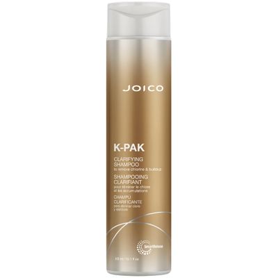 Joico K-PAK Daily Clarifying Shampoo to Remove Chlorine &amp; Buildup | For Damaged Hair | Repair &amp; Prevent Breakage | Boost Shine | With Keratin &amp; Guajava Fruit Extract | 10.1 Fl Oz