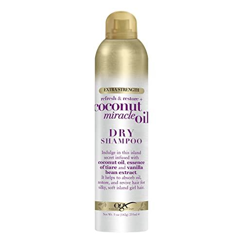 OGX Extra Strength Refresh Restore + Dry Shampoo, Coconut Miracle Oil, 5 Ounce