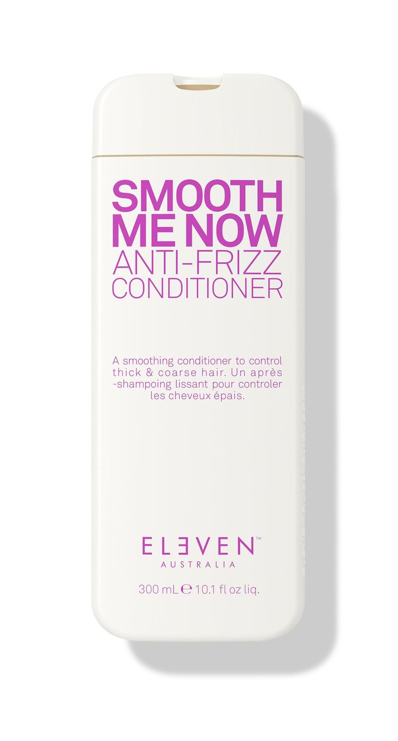ELEVEN AUSTRALIA Smooth Me Now Anti-Frizz Conditioner - Hydrating Formula for Dry, Frizzy Hair, Reduces Flyaways, Enhances Smoothness, Sulfate &amp; Paraben Free - 10.1 Fl Oz