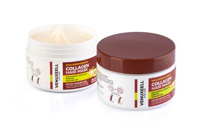 Venuxeell Deep Conditioning Hair Mask, Hair Treatment Masks - Collagen Hair Mask for Dry Damaged Hair - Deep Moisturizing Hair Care - Argan Oil Hair Repair Mask - Natural Nourishing Hair Care Masque