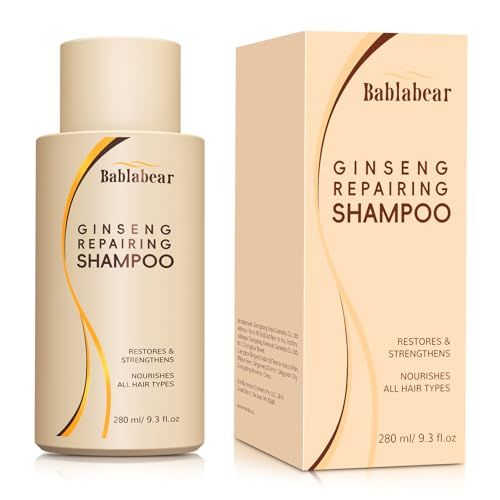 Bablabear Moisturizing Shampoo for Thinning,Fine,frizzy,Damaged Hair. Hydrating,Nourishing,Repairing.Adds Shine &amp; Leaves Hair Feeling Soft.Sulfate Free,Silicone Free.(9.3floz)