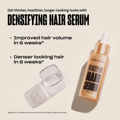Babe Original Locks Densifying Hair Serum for Men and Women, Promotes Thickness in Thinning Hair &amp; Hair Loss