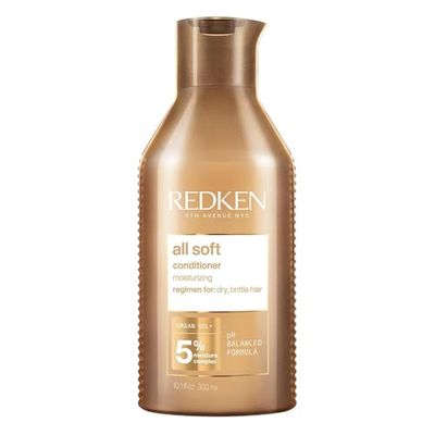 Redken All Soft Conditioner | For Dry, Brittle Hair | Moisturizes &amp; Provides Intense Softness | With Argan Oil | 10.1 Fl Oz