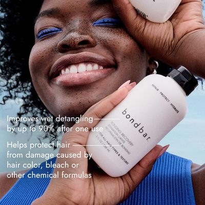 Bondbar Treatment for Damaged Hair, Repairs, Protects &amp; Hydrates Colored or ChemicallyTreated Hair, Vegan, CrueltyFree, 8 Fl. Oz.